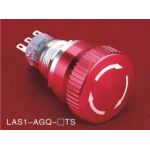 19mm Metal Acil-Stop Bas-Çevir 1NO/1NC IP65 LAS1-AGQ-11TS