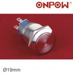 19mm Metal Kalıcı Buton IP67 LAS1-AGQ-11Z