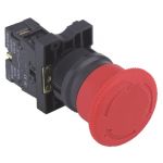 22mm Acil-Stop Bas-Çevir Kafa 40mm Kalıcılı LAY5-ES542