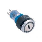 22mm Plastik Anahtarlı Switch 0-I LEDli LAS1-AWY-11Y-21