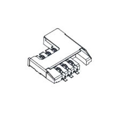 6 Pin Smt Sim Kart Yuvası 15.85Lx16.50Wx