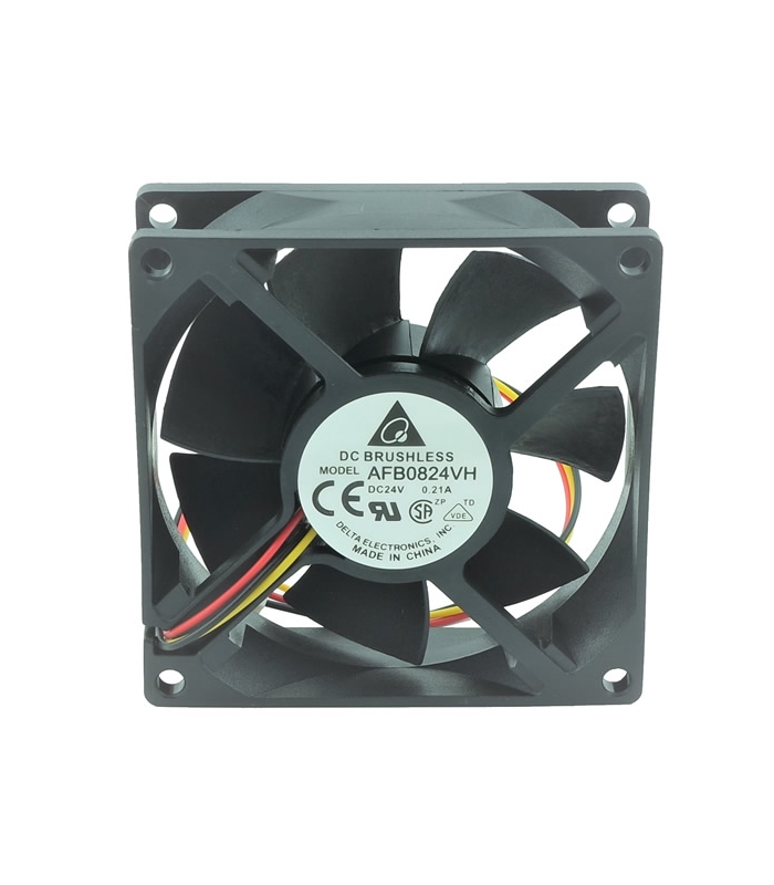 AFB0824VH, 80X80X25mm 24VDC 0.21A 3 Kablolu Fan