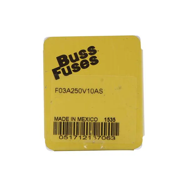 Bussmann / Eaton - BK/F03A-15A - Specialty Fuses