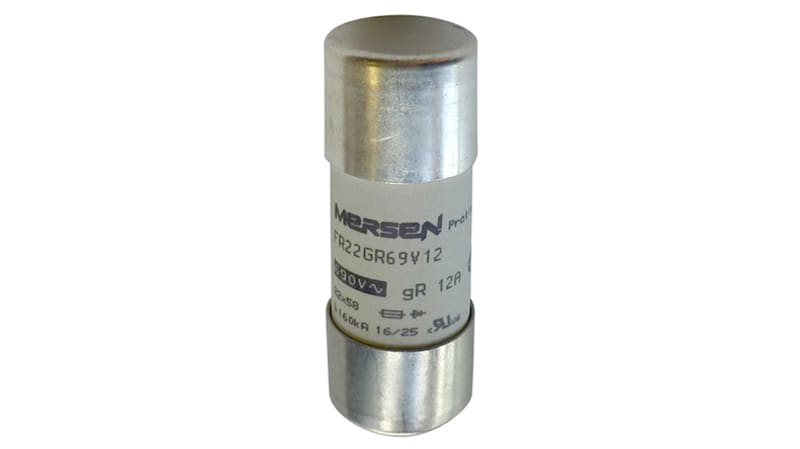 Mersen, 25A Cartridge Fuse, 22.2 x 58mm