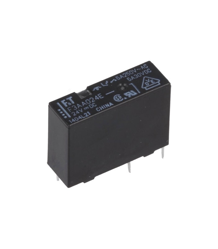 F3AA024E, 24VDC 5A, 1 Form A Röle