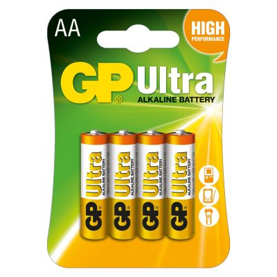 GP Ultra Alkalin Pil 1.5V AA Kalem Pil - 4 Adet