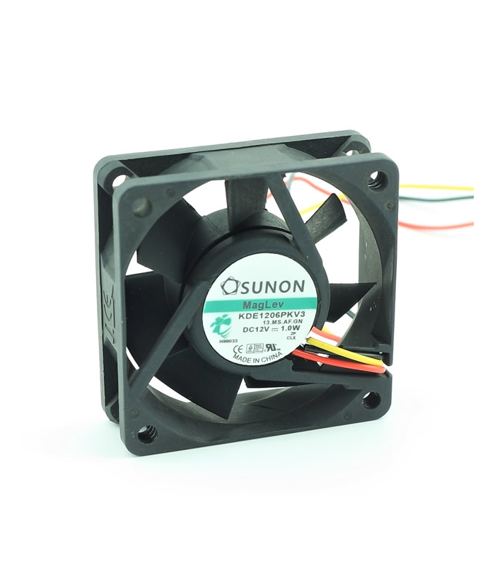 KDE1206PKV3, 60x60x20mm 12VDC 1.1W 3 Kablolu Fan