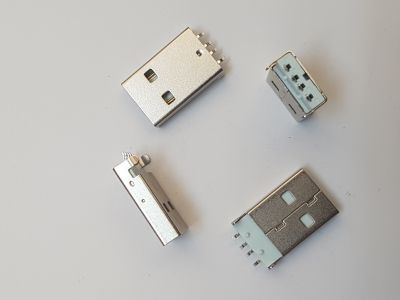 MS 038 USB 2.0 A Konnektör SMD Erkek