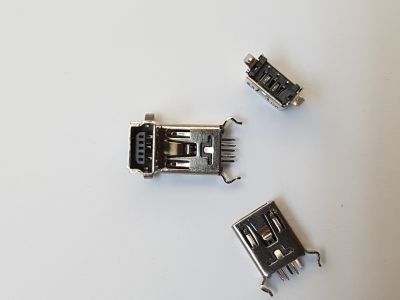 MS 068 Mini USB Konnektör 5 Pin 180C