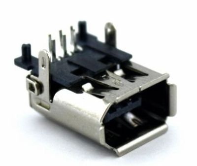 MS-086 FireWire 1394 6 Pin 90º Şase Soket