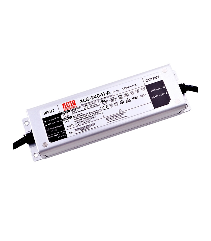 XLG-240-M-A, 240W Sabit Güç, Ayarlanabilir Led Sürücü, MeanWell